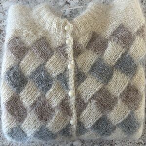 Handknits of New Zealand Mohair Cardigan Sweater –  Size L NWOT